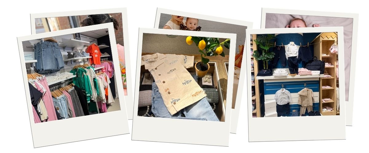 Paaskleding voor kinderen in de winkel van Humpy Noordwijk met pastel outfits en voorjaarscollectie