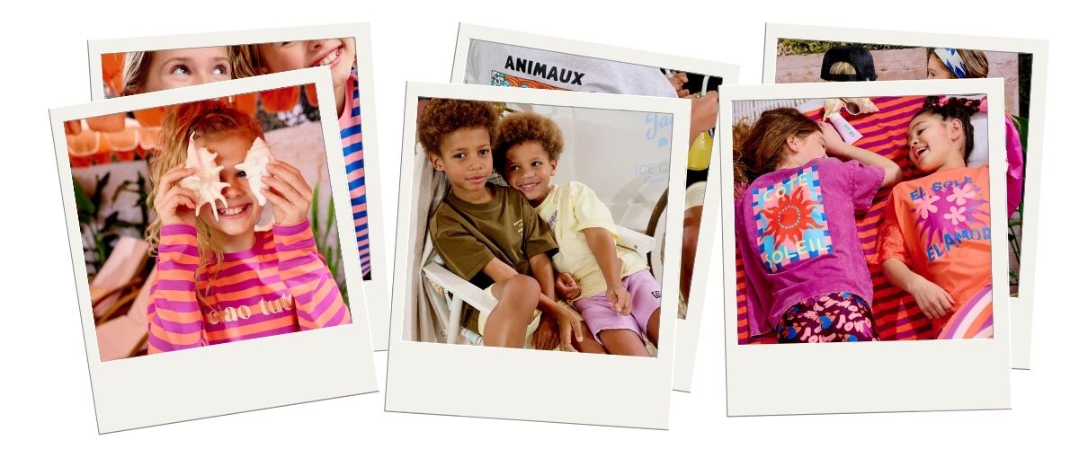 Z8 KIDS zomercollectie 2026 met kleurrijke strandoutfits