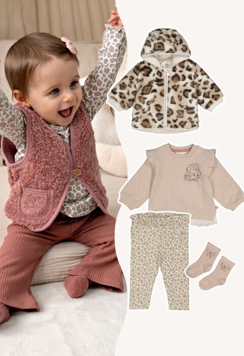 Feetje meisjeskleding - panterprint %lookbooks.TITEL%