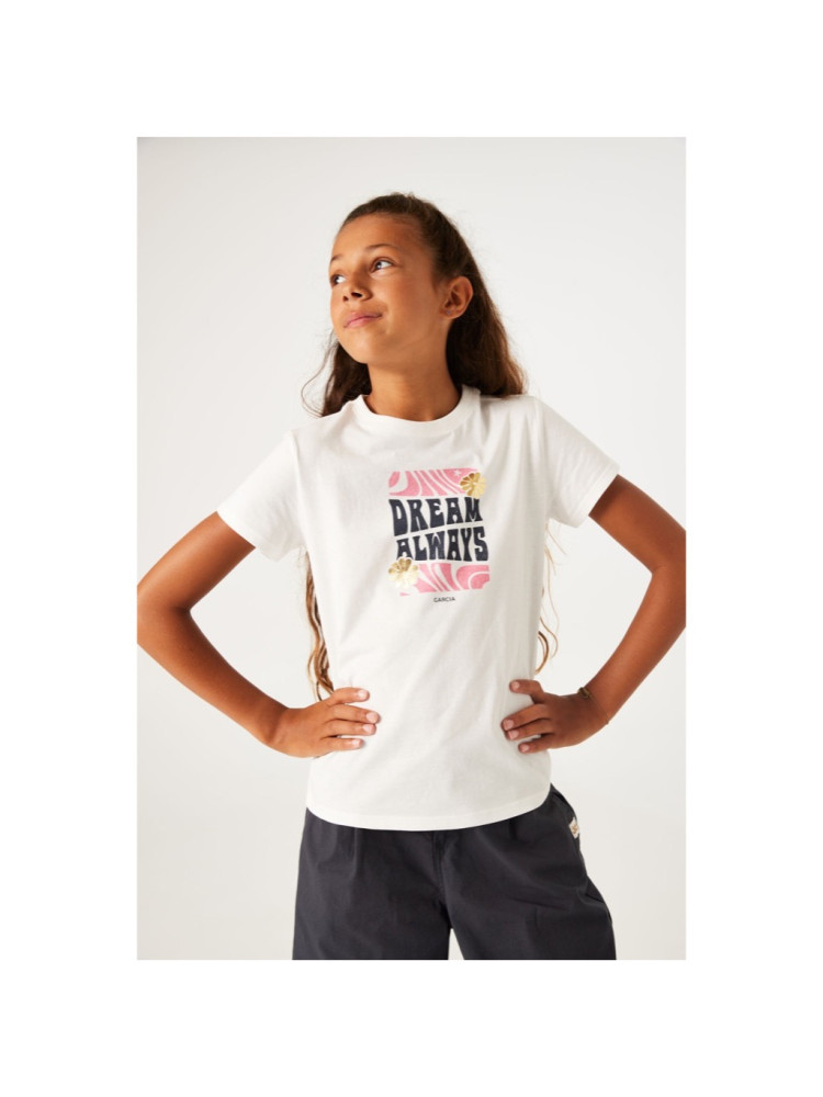 Garcia T-shirt M42401 53 off white bestel je online bij