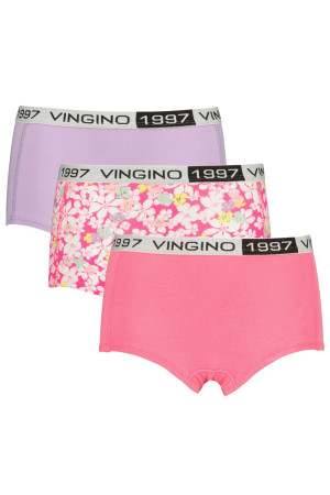 naast Lift Sluiting Vingino G-So23-5 Flower 3 Pack Hipster 578 Pink Glo bestel je online bij  www.