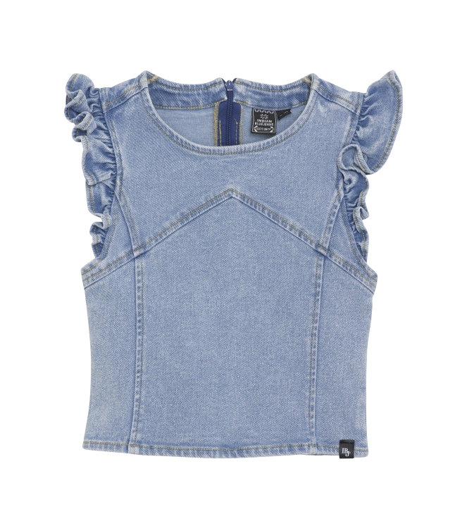Indian Blue Jeans blouses 7775 Light Denim Blue 970259