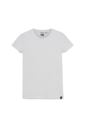 Indian Blue Jeans T-shirt Back Opening 1450 Bright White