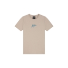 Malelions Junior shirts Taupe MJ1-SS25-09