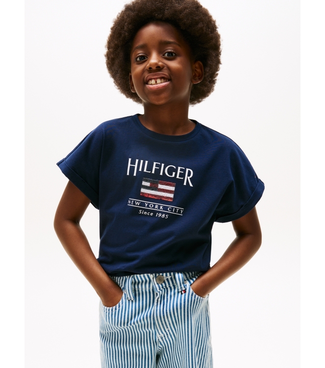 Tommy Hilfiger shirts C1G Dark Night Navy KG0KG08525