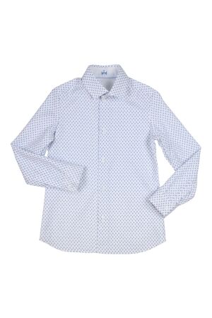 Gymp Shirt Brad W-B White - Blue
