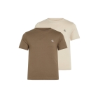 Calvin Klein shirts 0F4 Shitake/ Classic Beige IB0IB01093