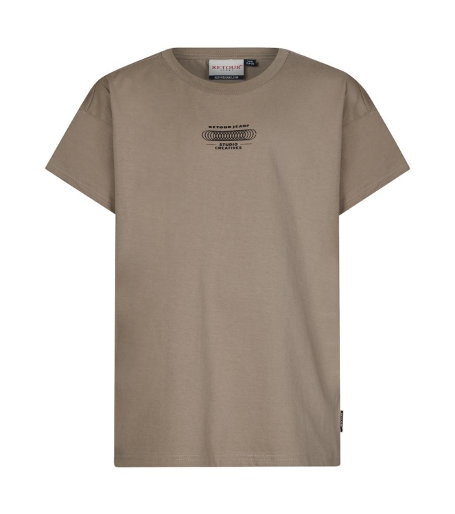 Retour Jeans shirts 2080 camel RJB-051-209