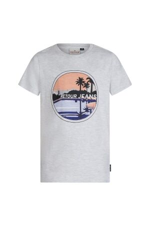 Retour Jeans Jody t-shirt 8014 light grey melange