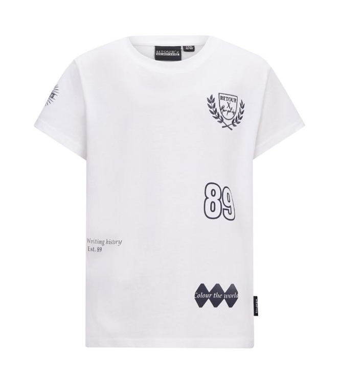 Retour Jeans shirts 1000 white RJB-052-208