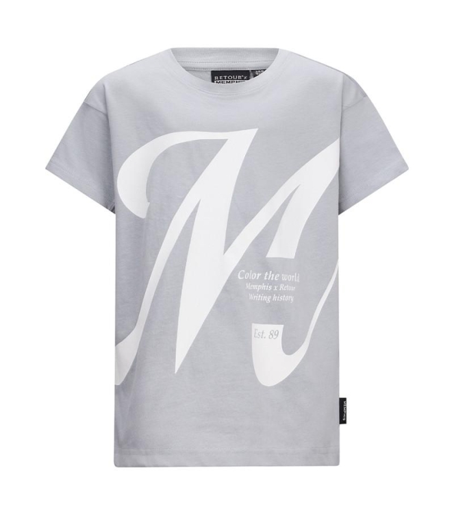 Retour Jeans shirts 8009 soft grey RJB-052-210