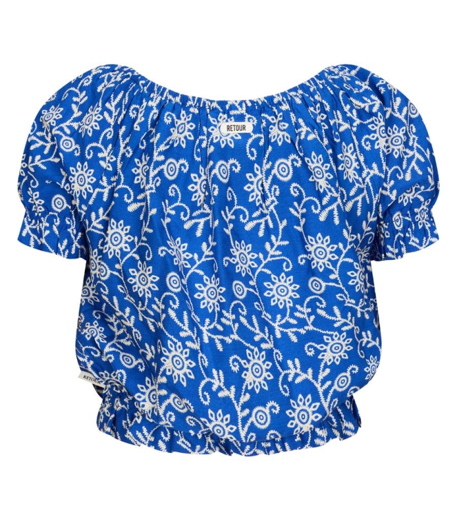 Retour Jeans blouses 5041 cobalt RJG-052-513