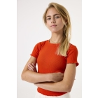 Garcia shirts 6095-manderinred C52602