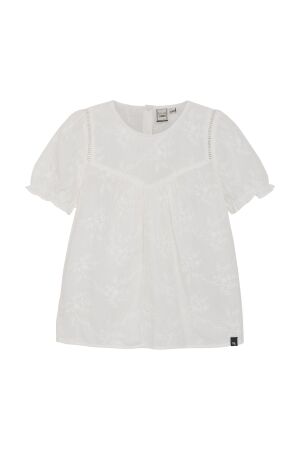 Indian Blue Jeans Blouse 3D Embroiderie 1103 Cloud