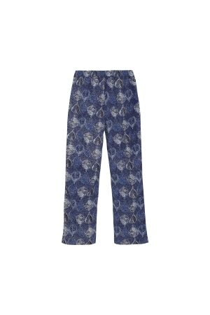 Indian Blue Jeans Broek Leafprint 7939 Blueprint