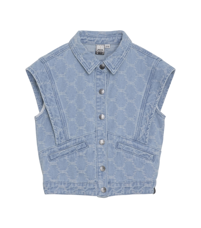 Indian Blue Jeans blazers & gilets 7775 Light Denim Blue 970169