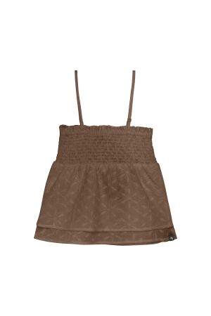 Indian Blue Jeans Broderie Singlet 2222 Cocoa Brown
