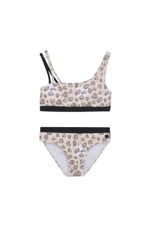 Indian Blue Jeans Bikini Assymetric Animal 2020 Sandshell