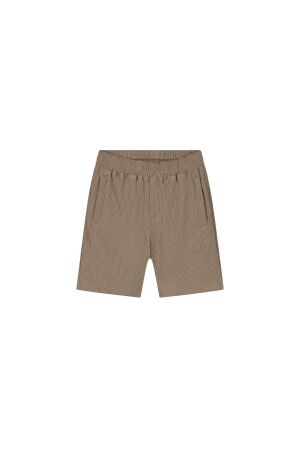 Malelions Junior Seersucker Shorts Taupe
