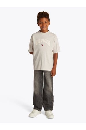 Tommy Hilfiger Hilfiger Varsity T-shirt PMT Snow White Heather
