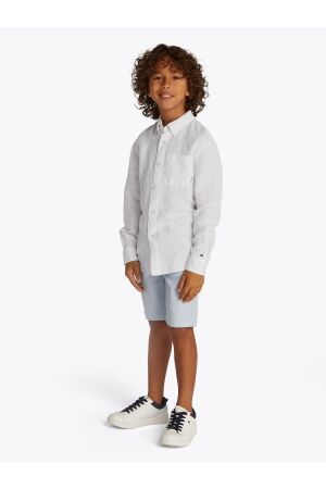 Tommy Hilfiger Linen Blend Relaxed Overhemd YBR White