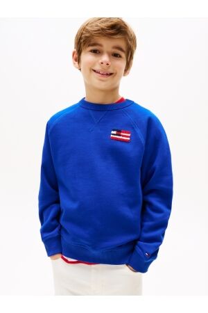 Tommy Hilfiger Hilfiger Flag Relaxex Sweatshirt D03 Wedge Blue