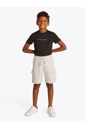 Tommy Hilfiger Cargo Sweatshort PMT Snow White Heather