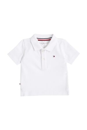 Tommy Hilfiger Essential Flag Polo YBR White
