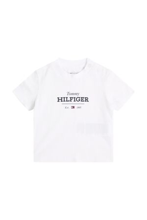 Tommy Hilfiger Monotype 1985 Logo T-shirt YBR White