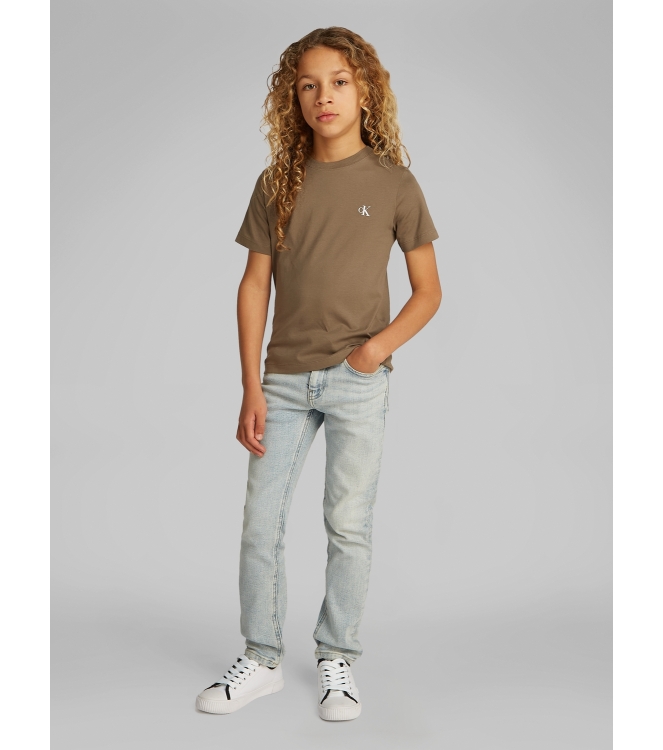 Calvin Klein shirts 0F4 Shitake/ Classic Beige IB0IB01093