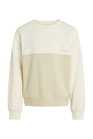 Calvin Klein Color Block Terry Sweater YAS Tofu