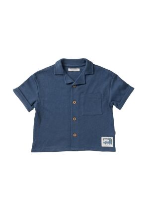 Your Wishes Stagger | Loose Shirt 774 Ensign Blue