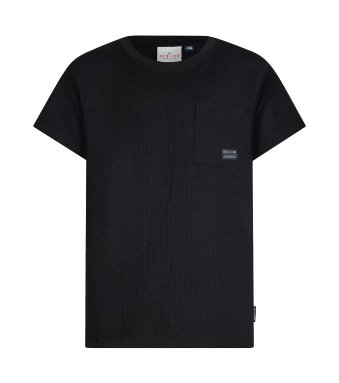 Retour Jeans shirts 9000 black RJB-051-205