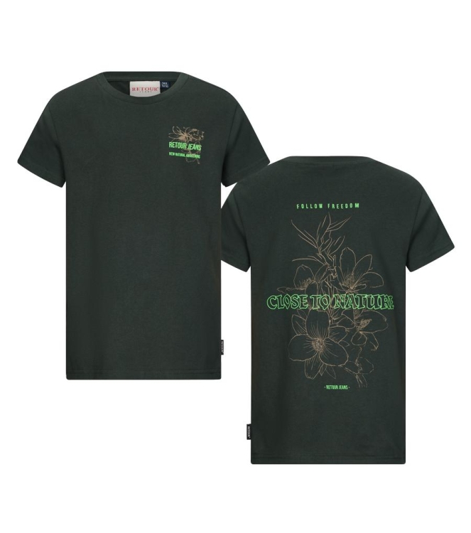 Retour Jeans shirts 6077 moss green RJB-051-212