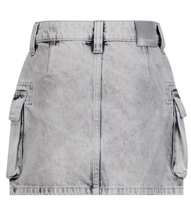 Retour Jeans rokken & skorts 8000 bleached grey denim RJG-051-101