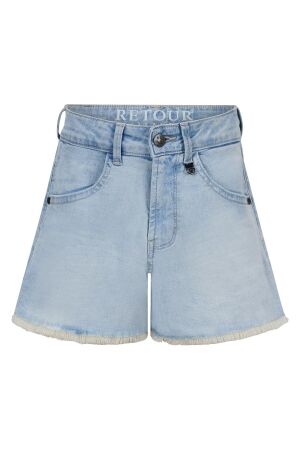 Retour Jeans Coco korte broek 5000 bleached blue denim