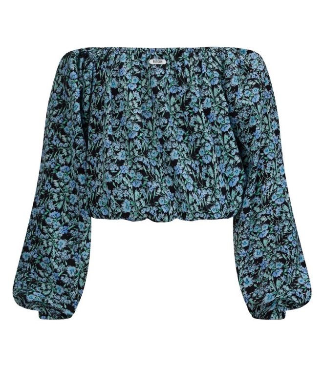 Retour Jeans blouses 9000 black RJG-051-502
