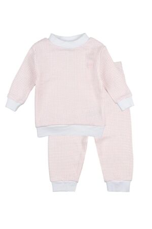 Feetje Pyjama wafel - Autumn Special Salmon