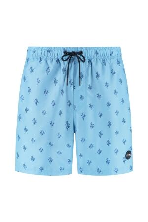 Shiwi Mike Zwemshort 6713 blue sky sketched coral