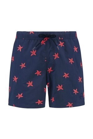 Shiwi Nick Zwemshort Starfish 6453 blue navy starfish embro