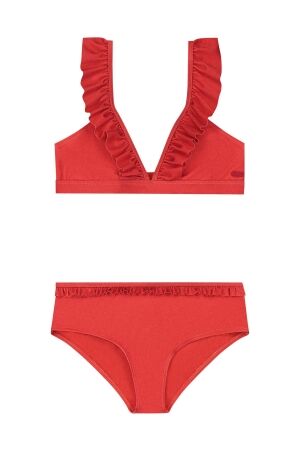 Shiwi Bella Bikini 3011 red hibiscus