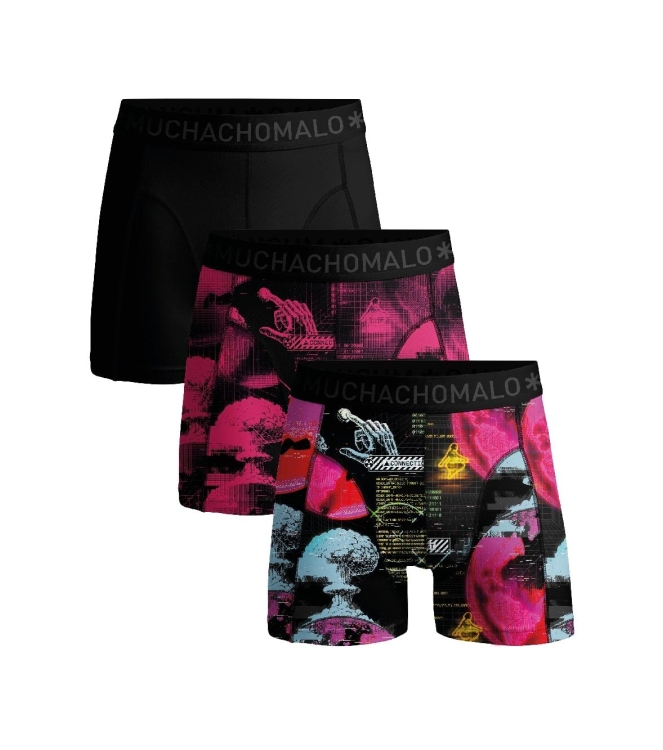 Muchachomalo ondergoed Print/Print/Black U-BINARY-01J