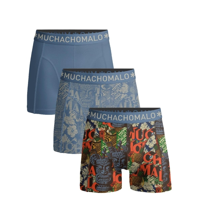 Muchachomalo ondergoed Print/Print/Blue U-TIKI1010-01J