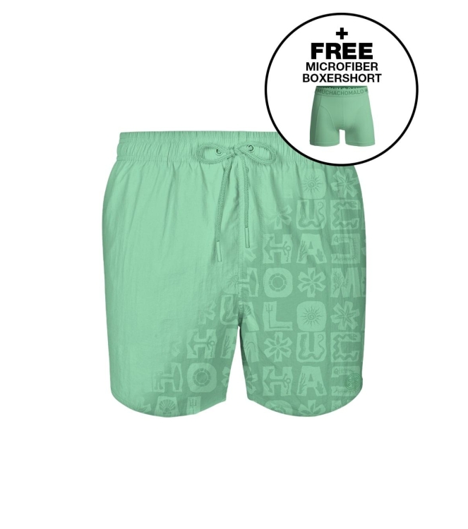 Muchachomalo zwemkleding Green WATRC2062-18J
