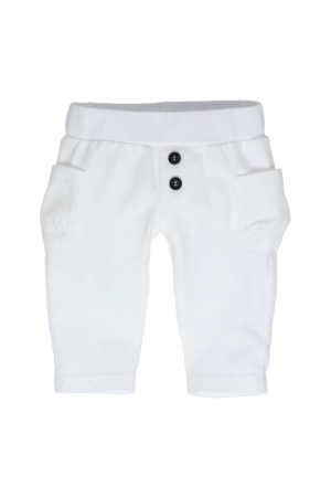 Gymp broeken W-M White - Navy 410-4517-21