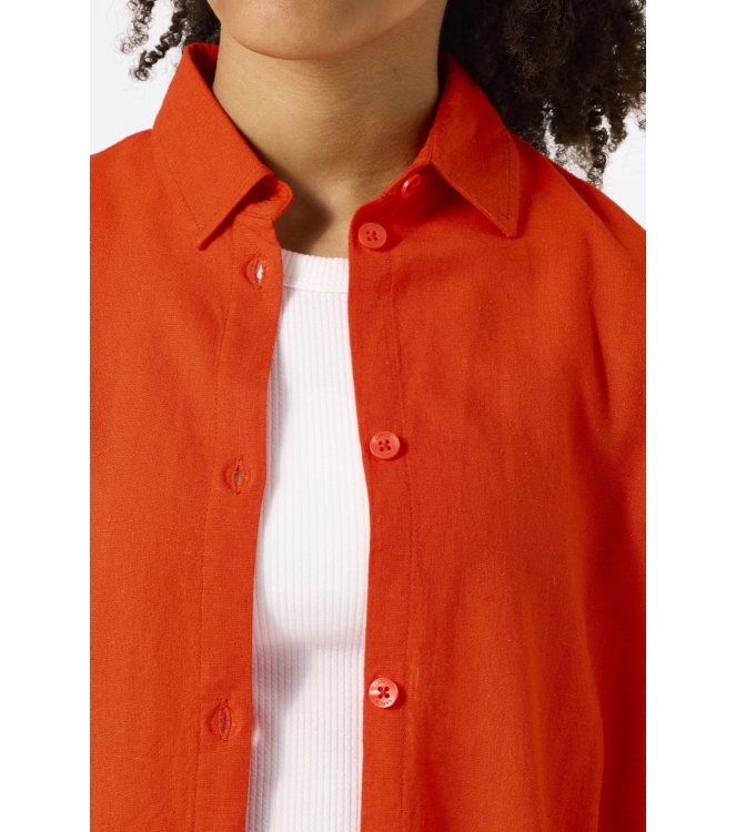 Garcia blouses 6095-manderinred C52631