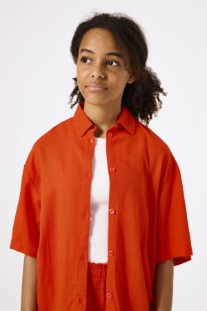 Garcia blouses 6095-manderinred C52631