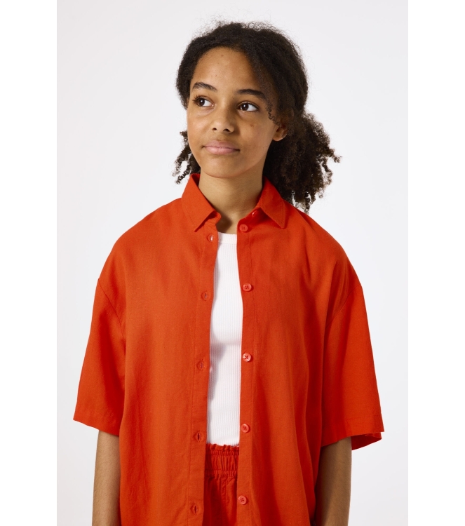 Garcia blouses 6095-manderinred C52631