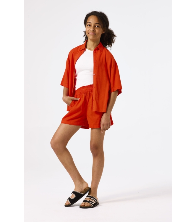 Garcia blouses 6095-manderinred C52631