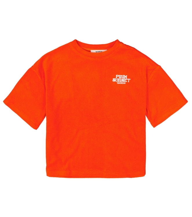 Garcia shirts 6095-manderinred E52606
